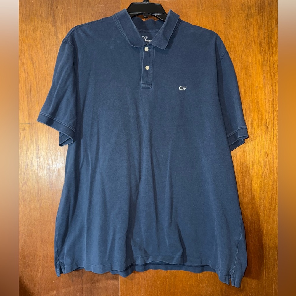 🌹 Vineyard Vines Dark Blue Polo Shirt